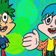 KaBlam! hosts Henry and June.